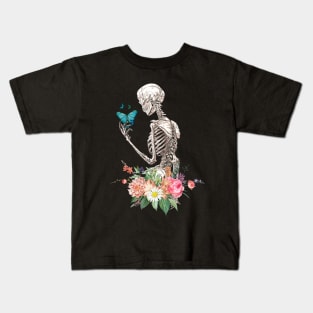 Skeleton Illustration Kids T-Shirt